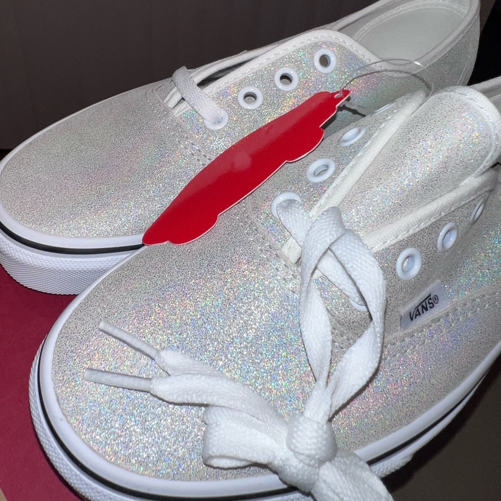 BRAND NEW Iridescent Vans! Never Worn and limited edition!